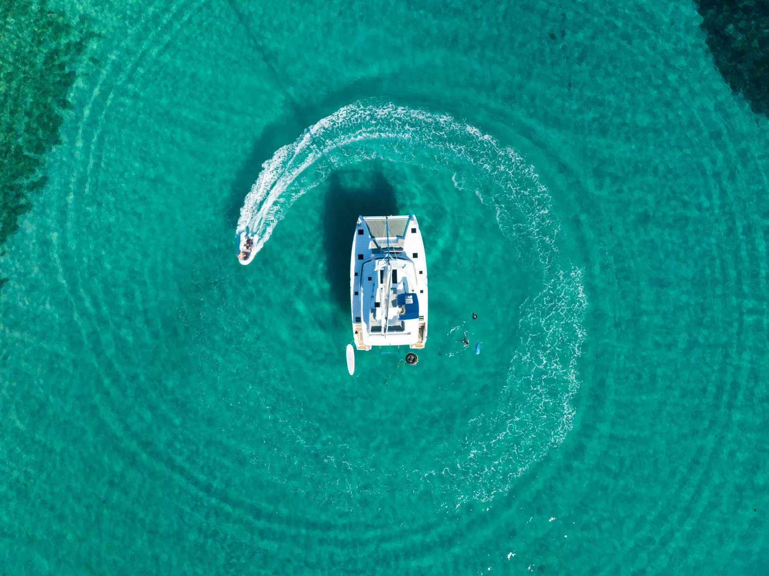 Morii yachts at anchor