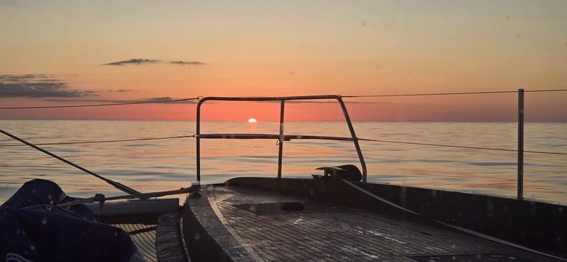 Dusk over the Red Sea