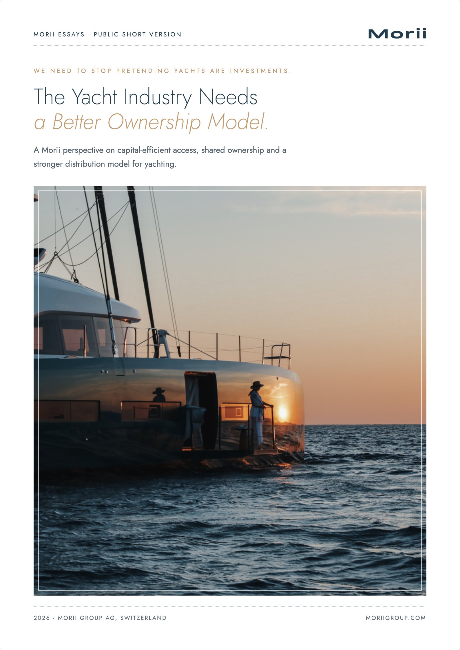 The Yacht Industry Needs a Better Ownership Model, page 1
