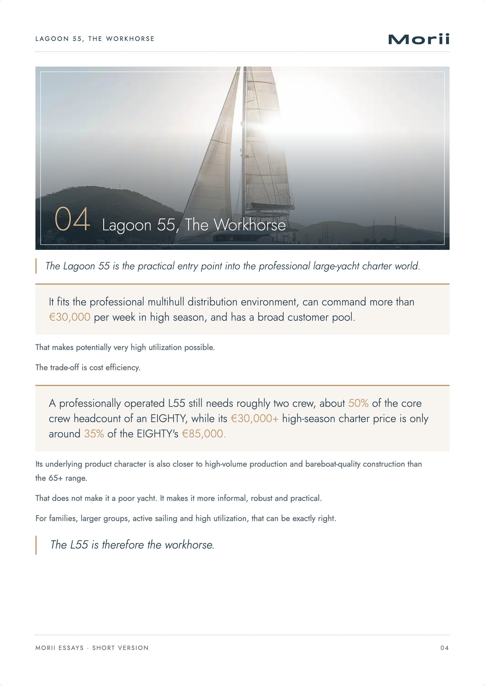 Choosing the Right Yacht Size, page 4
