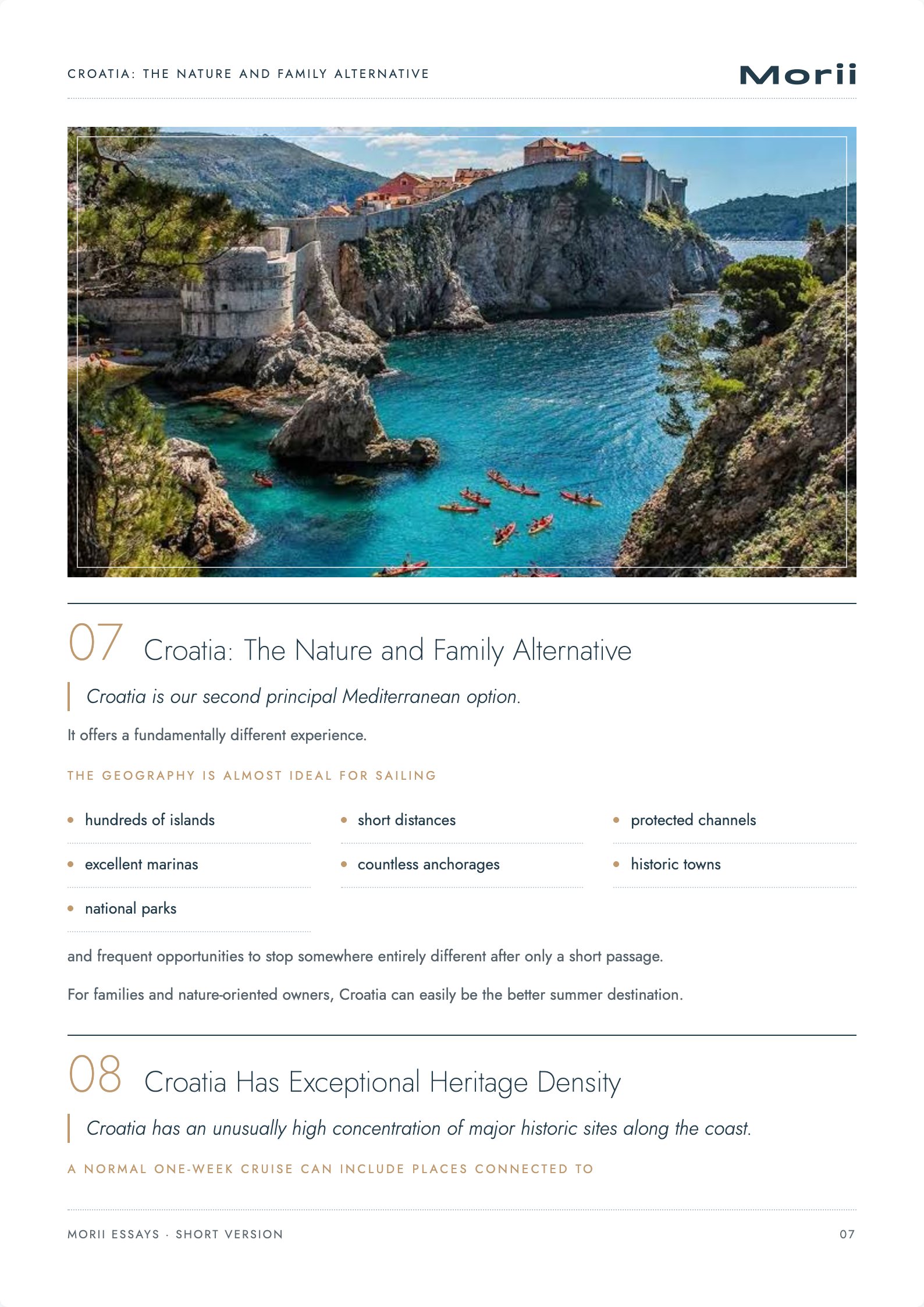 Choosing the Right Yachting Region, page 7