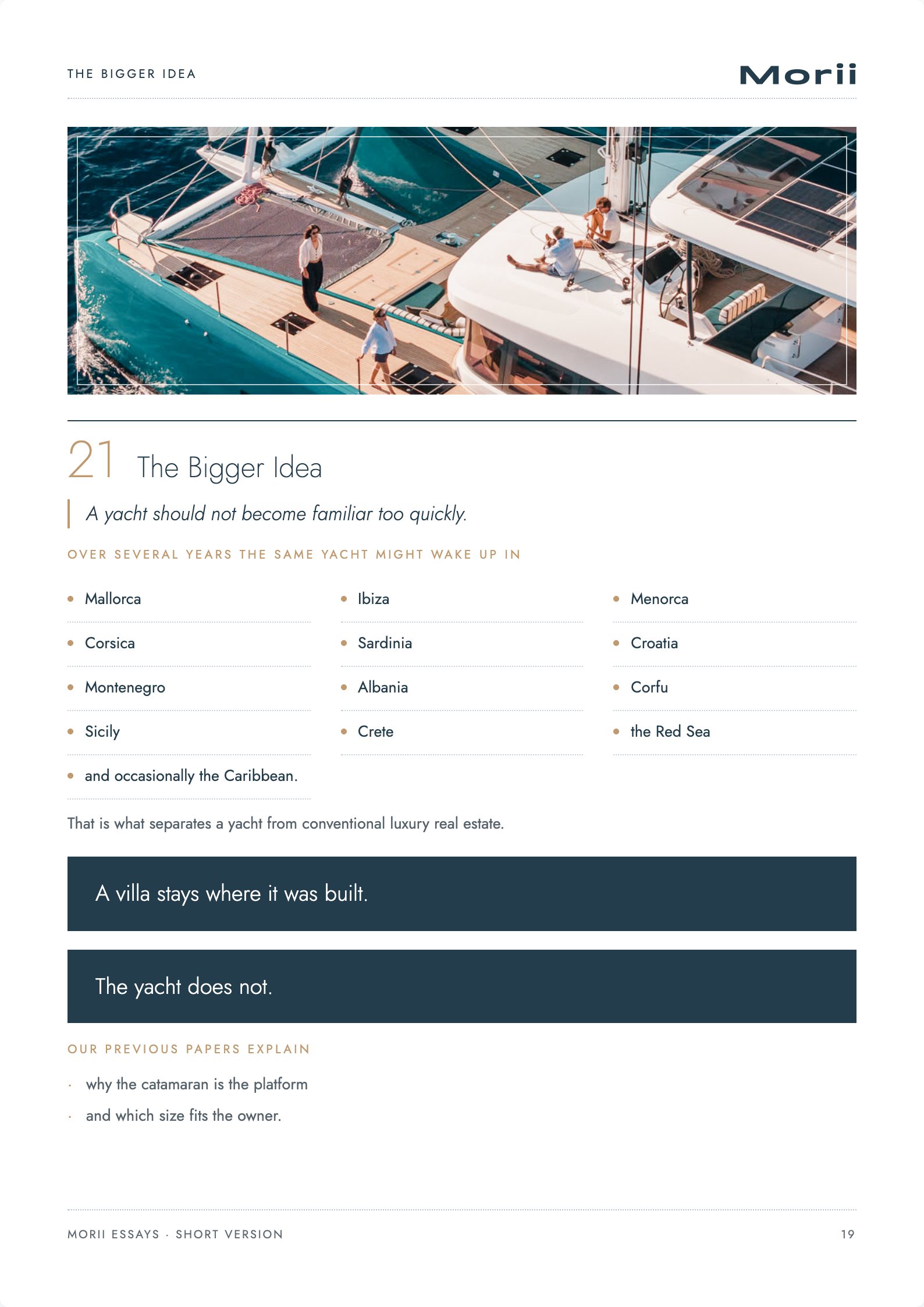 Choosing the Right Yachting Region, page 19