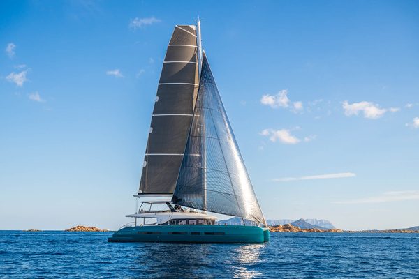 Morii catamaran under sail